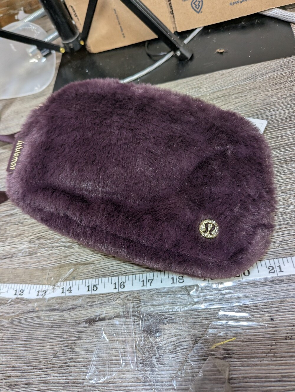 Lululemon Everywhere Belt Bag Plush Fleece In Plum Color